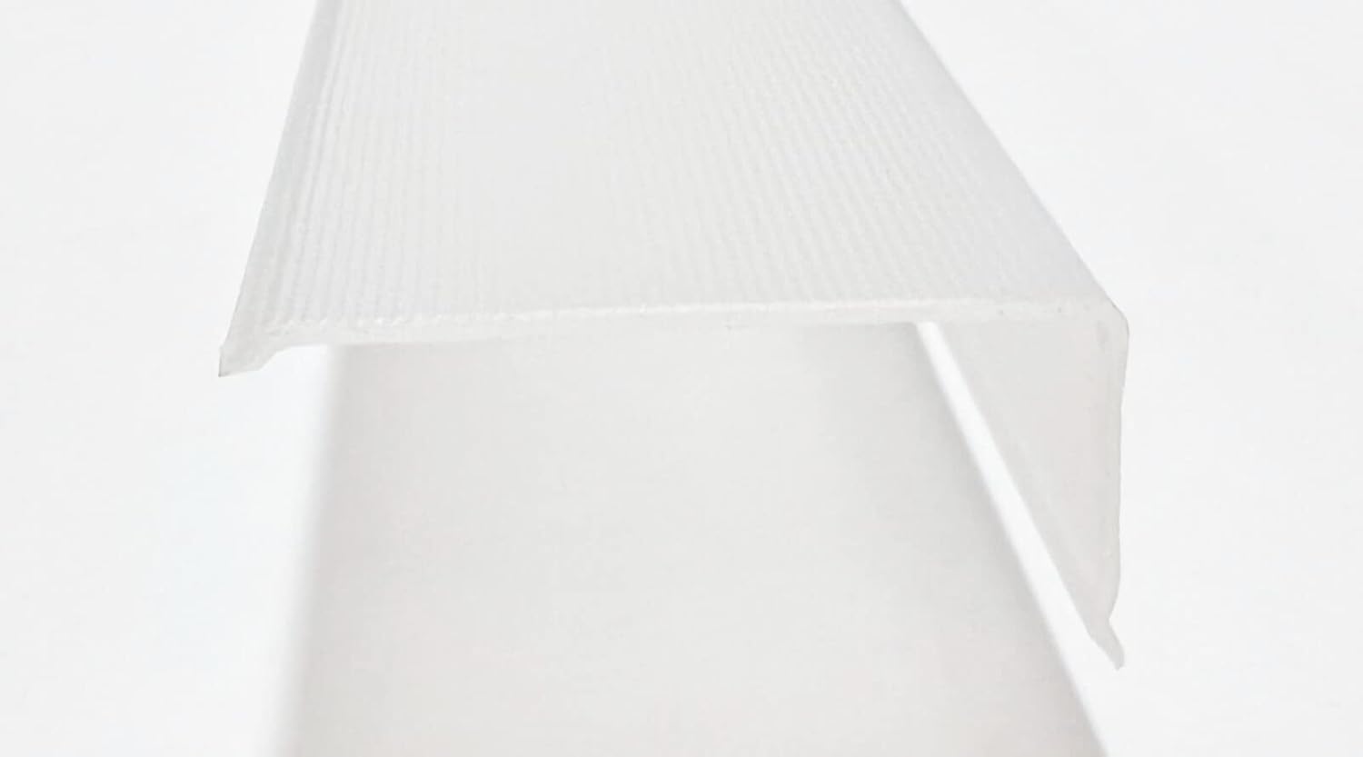 Import by ilumina Lighting OEM 21" Lens Diffuser Under Cabinet Replacement Cover Narrow L-21 x W-1-15/16 x H-15/16 Angled Edge