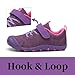 JEJQN Shoes for Girls Kids Shoes Boys Lightweight Sneakers for Boys Girls Running Tennis Shoes Outdoor Purple 11-11.5 Little Kid