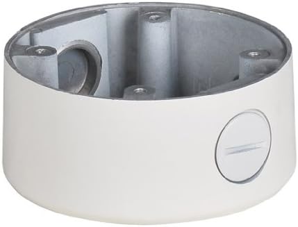 HDView Infrared Dome Camera Base for Small Fix Lens IR Dome Camera, Mount Conduit Base and Extra Gasket-White