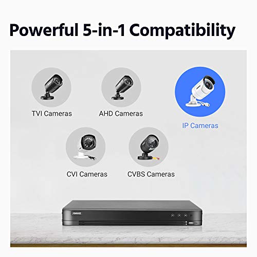 ANNKE 4K CCTV Camera System Outdoor,16-Channel Security DVR Recorder with 3TB HDD, 16PCS 8MP(3840x2160) Ultra… - Image 6