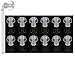 FCS Ear Tips Silicone Earplug Domes for BTE and Pocket Hearing Instruments Ear Tip Replacement with Tube and Elbow Connectors (12 Pc. Large- 14mm)