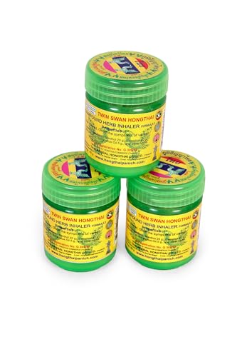 Image of Herb Inhaler Traditional Thai Herbal Inhalant (Pack of 3)