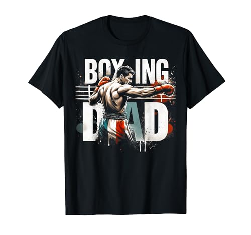 Boxing Dad Festa del papà Tee per gli amanti della boxe Maglietta