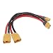 Produktbild perfeclan 2er Pack Adapterkabel Adapter XT60 auf XT90 Stecker Buchse Lipo Lithium RC - 200MM