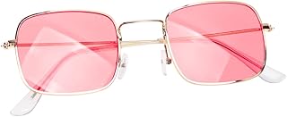 Decorar Óculos De Festa Decorativos Óculos De Sol De Praia Óculos Criativos Caixa Pequena Homens E Mulheres Óculos De Sol De Armação Quadrada Retrô De Metal Para Cosplay De Praia