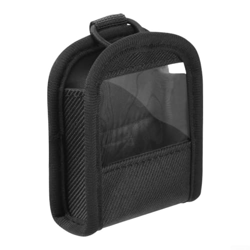 Oniissy - Oniissy Étui émetteur portable sans fil avec couvercle transparent pour guitare basse équipement audio Noir