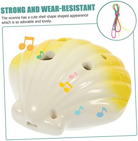 JOINPAYA 6 ocarina seashell necklace kid toy khaen beginners practice wind instrument child Collection wooden 4 41KyC7qANPL. AC