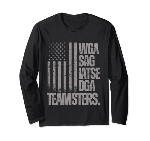 Writers Guild Of America On Strike | Powerful Statement Long Sleeve T-Shirt