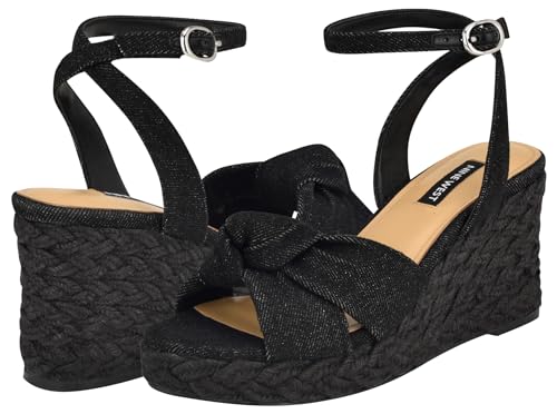 Sandale cale Nine West Dotime avec talon aspect corde léger - 6