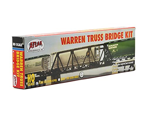 Atlas HO Scale Code 83 Track Warren Truss Model Railroad Train Bridge