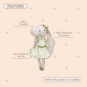 Monamidaisythebunnystuffedanimaldoll13rabbitplushanimaldolluseastoyorroomdecorgreateasterforkidsofallages Urban Country Home Decor Mon ami daisy the bunny stuffed animal doll13 rabbit plush animal doll use as toy or room decor great easter for kids of all ages urban country home decor