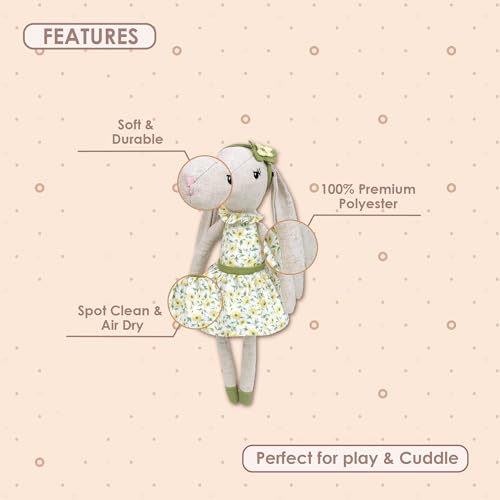 Monamidaisythebunnystuffedanimaldoll13rabbitplushanimaldolluseastoyorroomdecorgreateasterforkidsofallages Urban Country Home Decor Mon ami daisy the bunny stuffed animal doll13 rabbit plush animal doll use as toy or room decor great easter for kids of all ages urban country home decor
