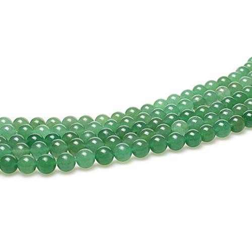 Mjdcb Natural Stone Beads Green Aventurine Round Loose Beads For Jewelry Making Diy Bracelet Necklace (4Mm) #TOP3