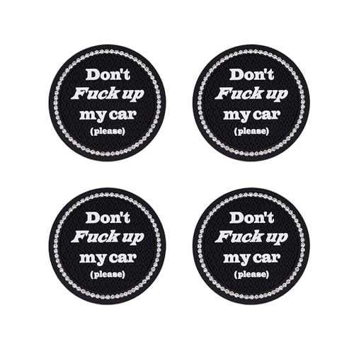 Set de 4 Posavasos para Auto, 2.75 in Antideslizantes miniatura 1