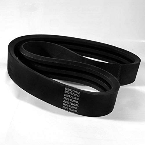 Image of BESTORQ 2 /B98 Rubber V-Belt, Banded Black, 101 inch Length x 1.41 inch Width x 0.55 inch Height