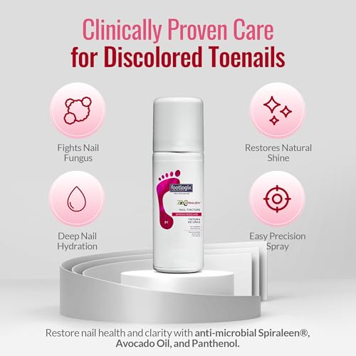 FOOTLOGIX Nail Tincture Spray with Spiraleen, 1.69 Fl Oz (Pack of 1)