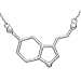 Serotonin Molecule Necklace in 925 Sterling Silver