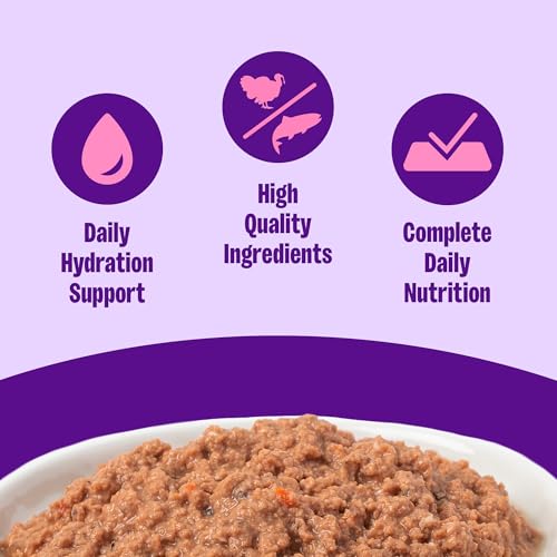 Wellness Complete Health Pate Adult Canned Wet Cat Food, Natural, Protein Rich, Grain Free, Turkey and Salmon Entrée Recipe, 3 oz, Pack of 12 Cans - image 2