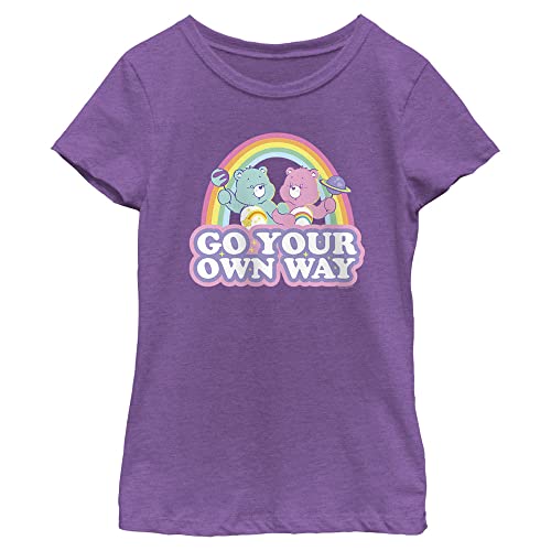 Fifth Sun Care Bears Go Your Own Way Girls Short Sleeve Tee Shirt