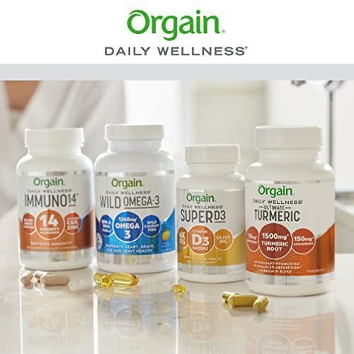 Vitamin D3 5,000Iu (125Mcg) For Immune Support, Bone Health, And Mood Support - Orgain Super D3 Supplement With Organic Olive Oil For Better Absorption - 240 Softgels, 8 Month Supply #TOP6