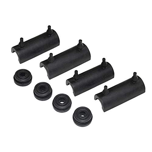 Cojín y ojal de goma negro para HD Davidson Touring Road King Saddlebag 2014-2018 miniatura 1
