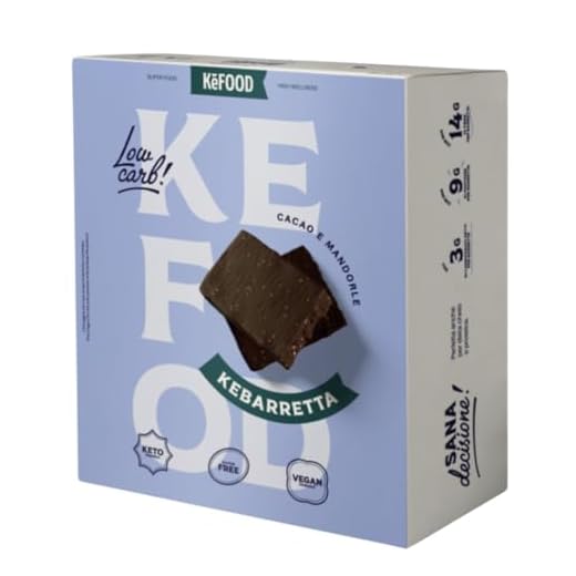 kefood® Barrette Proteiche Senza Zucchero Aggiunto - 12 x 50g - Chetogenica, Vegana, Senza Glutine, Senza Lattosio, Keto Friendly