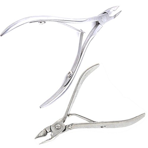 DOBO® 2 tronchesi taglia unghie cuticole professionale tronchesina grande piccola mani piedi