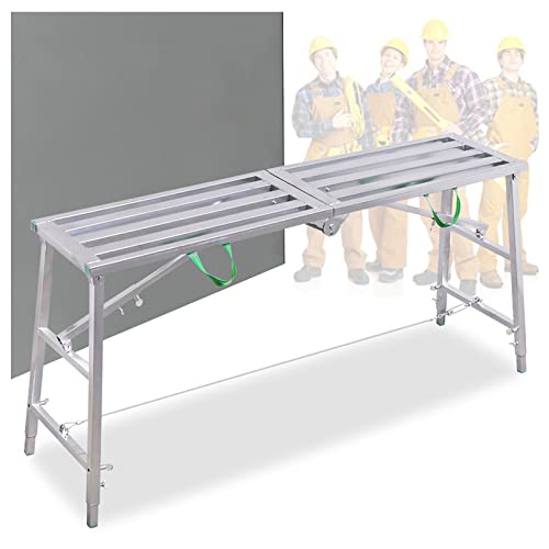 Équipement d'échafaudage pliable avec grand banc stable pour rénovation - 2