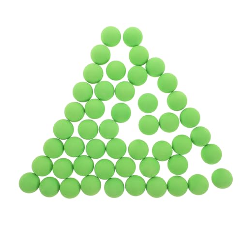 TOYANDONA 50pcs Balles De Lancement Rondes en Mousse, Balles De Remplacement pour Jeu De Tir, Jouet pour Enfants, IdéAl pour Jeux IntéRieurs Et ExtéRieurs, Interactions Familiales
