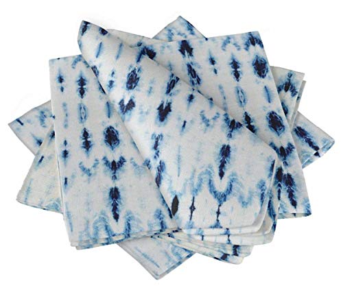 Servilletas de tela S4Sassy azul teal 18x18 cm pack 4 miniatura 1