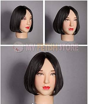Amazon.co.jp: シリコン製 フールヘッド瞳美人 フィメール マスク