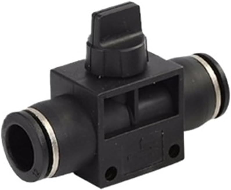 1PCS Pneumatic Quick Fittings Compressor Accessories Air Pipe Connectors Hose Spare Parts 4/6/8/10/12/14/16MM(HVFF(White),4mm)