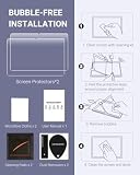 MoKo 2 Pack Screen Protector for Samsung Galaxy Tab S10 Lite/S10 FE/S9 FE 5G 10.9 inch & S11/S9 11 inch, Tempered Glass Film, 9H Hardness with HD Clear, Anti-Scratches, Case Friendly Accessories