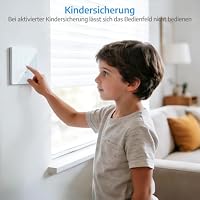 Smart WLAN Rolladenschalter Kompatibel mit Alexa, Google Home 80x80mm – Ansicht 6