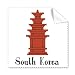 South Korea The Red Brick Tower Cleaning Cloth Phone Screen Glasses Cleaner 5pcs