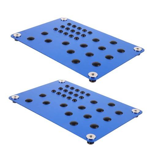 Repose voiture aluminium lot de 2 tapis de sol pour talonnette de marche