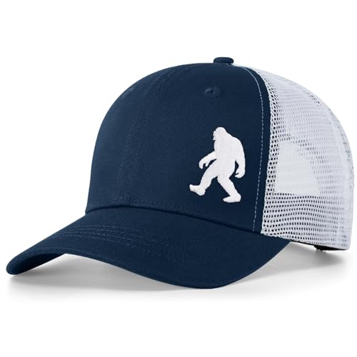 Image of Wild Bigfoot Trucker Hats for Men & Women - Great Men's Snapback Hats, Perfect for Bigfoot Gifts Sasquatch Gifts