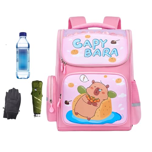 Sac à dos dessin animé capybara étanche et grand volume pour les sorties