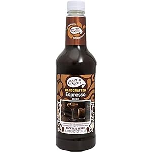 Master of Mixes Espresso Martini Mix – Gebrauchsfertig – Alkoholfrei – 1L