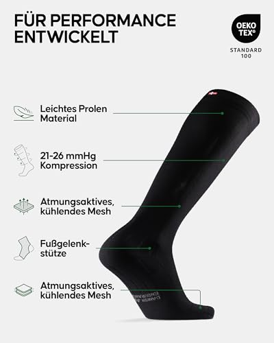 Kompressionssocken von Danish Endurance für Sportler