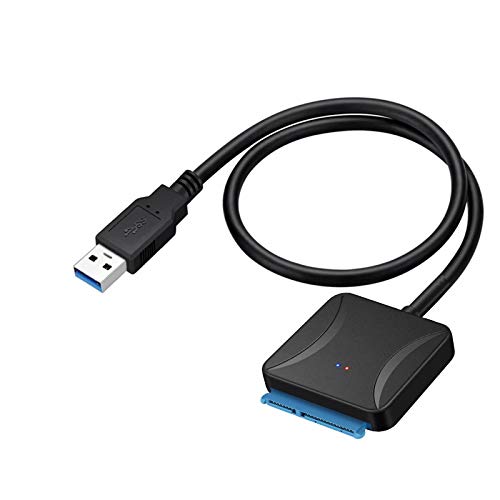 Coollooda SATA a USB 3.0 Cable de conversión SSD o HDD de 3.5 o 2.5 pulgadas Cover