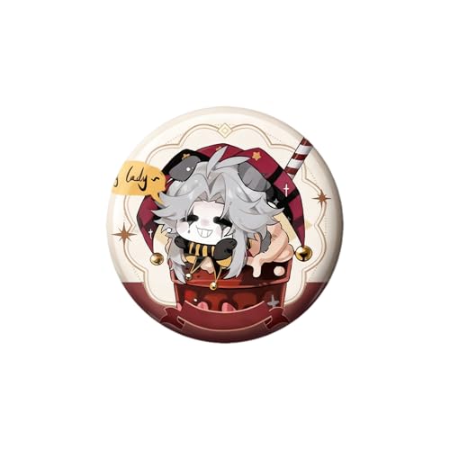 The Freak Circus Pin Badge Circus Cartoon Character Jester Harlequin Pierrot Badge for Backpacks Bags Hats Clothes Accessories