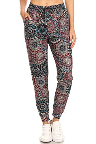Image of Leggings Depot Premium Jogger Women's Popular Print High Waist Track Pants(S-XL)