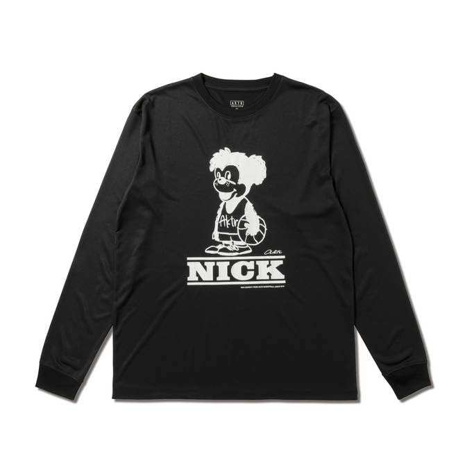 [AKTR] [アクター] バスケットボール 長袖Tシャツ CARTOON NICK L/S SPORTS TEE