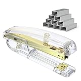 Clear Acrylic Stapler with 1000 Standard 1/4