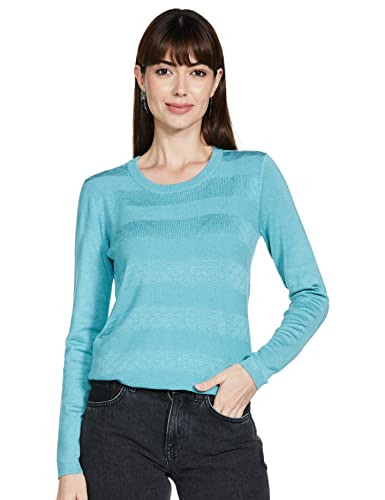 Image of Max Viscose Women's Textured Knit Light V-Neck Sweater