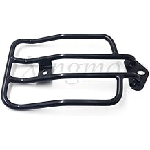 for Harley Sportster XL883 1200 2004-2015 Solo Seat Luggage Rack Gloss Black