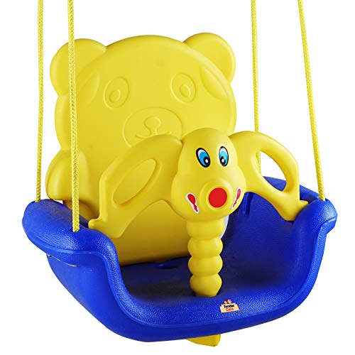 Image of Tender Care 3-in-1 Adjustable Baby Hanging Swing /Jhula for Kids Age 6 Months to 6 Years (Blue)