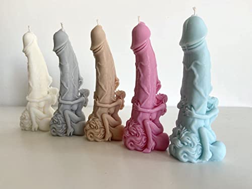 Penis Soy Candle, Handmade Candle, Dick Candle, Stag Gift,Hen Gift, Bridesmaid Gift, Best Selling Candles (Pink, Coffee-Chocolate) #TOP1