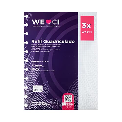 Cuaderno inteligente - Hojas de cuadros blancas grande (90 g) Cover